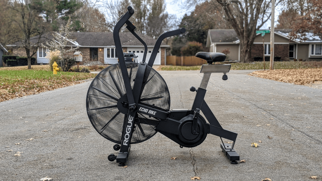 Rogue Echo Bike outdoors in a driveway