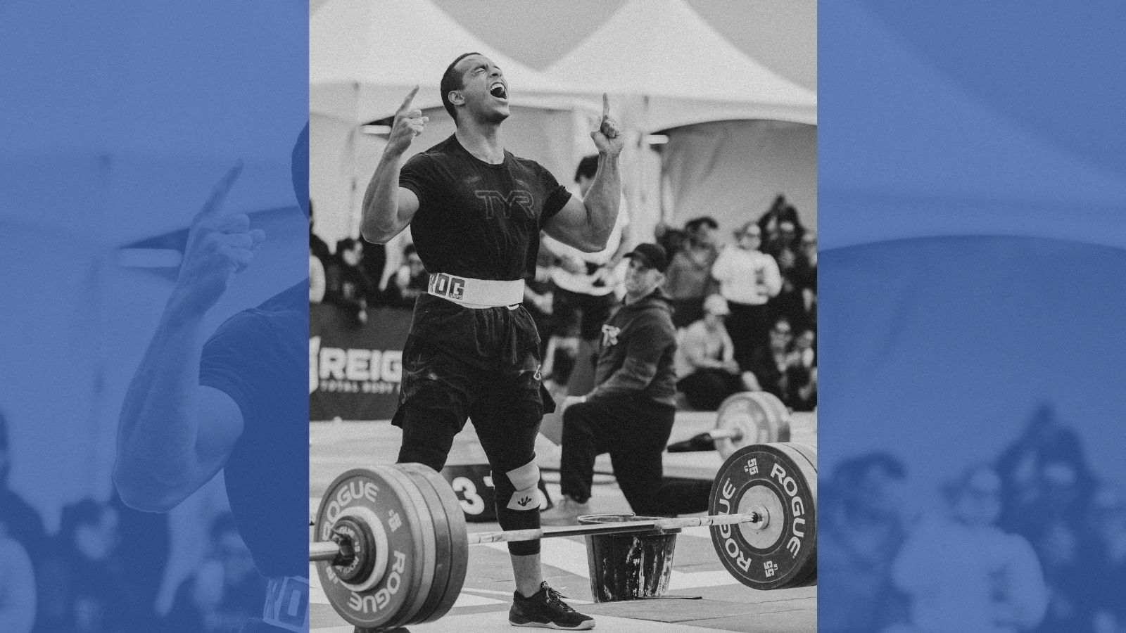 Gui Malheiros is shown at a competition