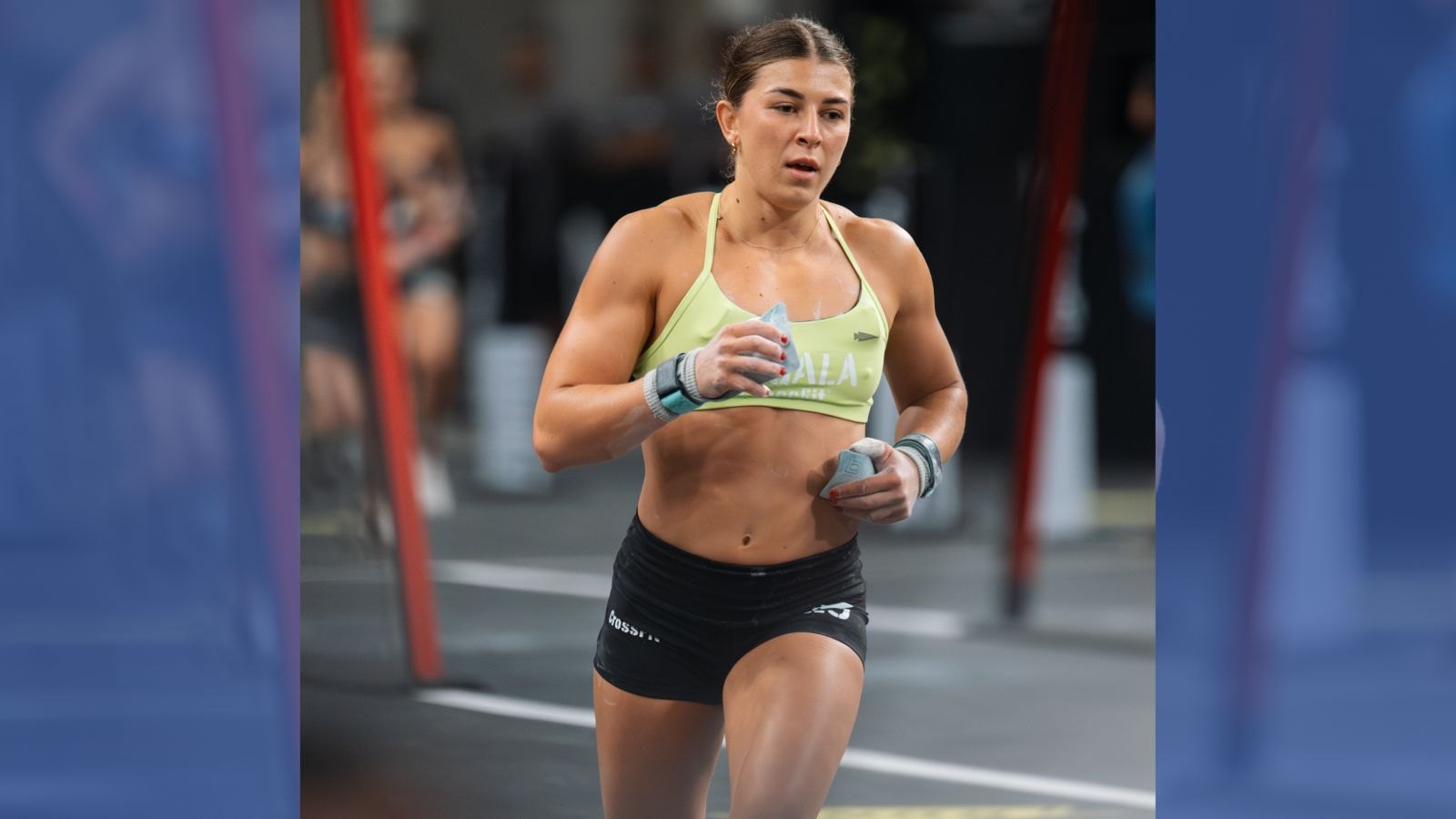 Gabi Migała is shown at a competition