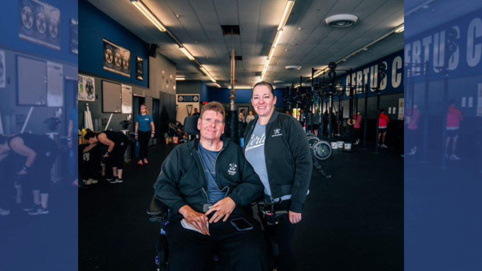 James Sharnick in his gym Certus CrossFit