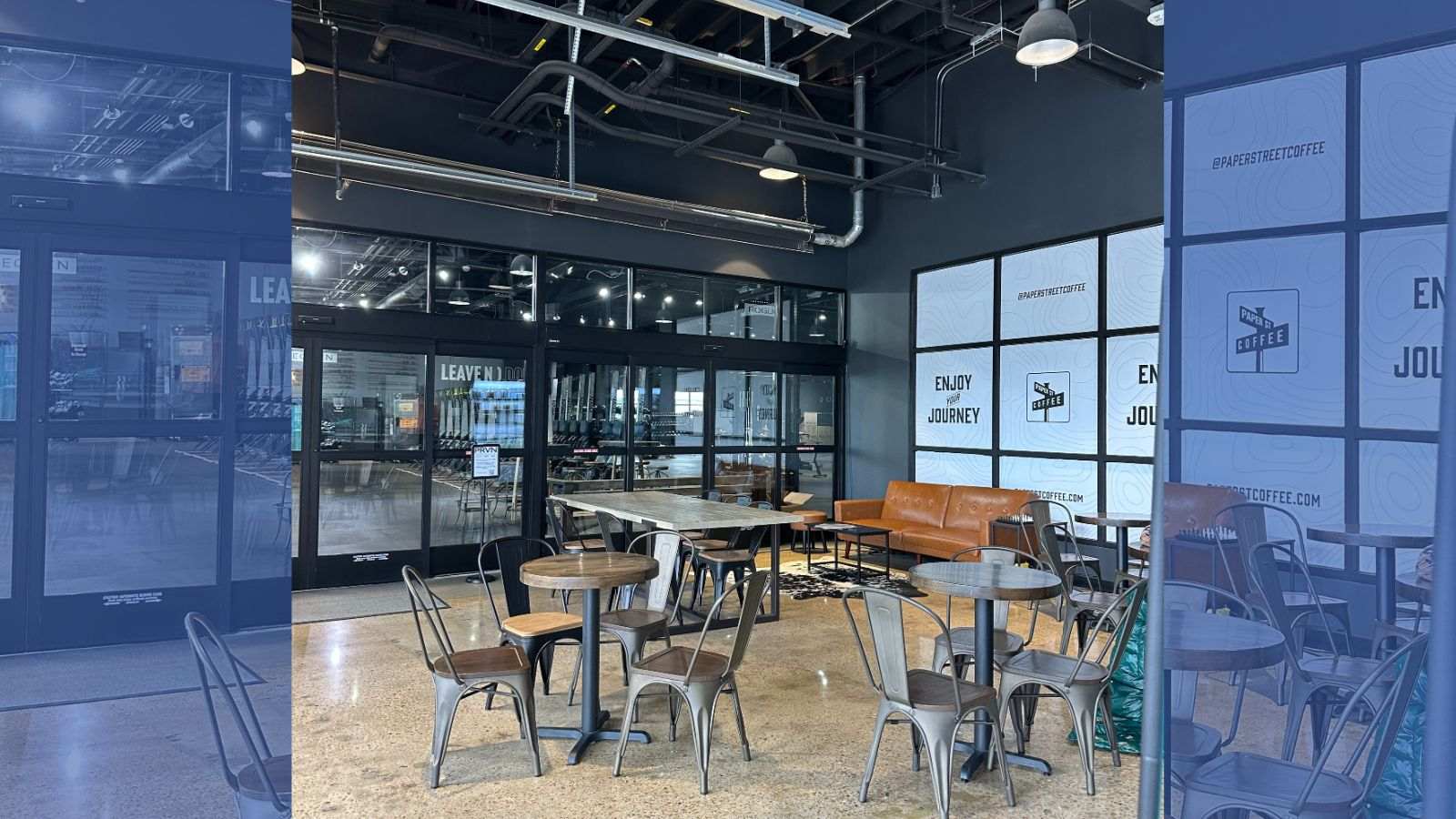 Inside Paper Street Coffee
